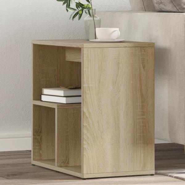 ARDEBO.de - Beistelltisch Sonoma-Eiche 50x30x50 cm Holzwerkstoff