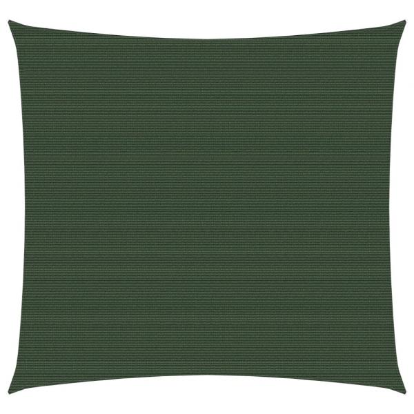 ARDEBO.de - Sonnensegel 160 g/m² Dunkelgrün 2x2 m HDPE
