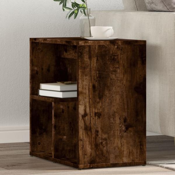 ARDEBO.de - Beistelltische 2 Stk. Räuchereiche 50x30x50 cm Holzwerkstoff