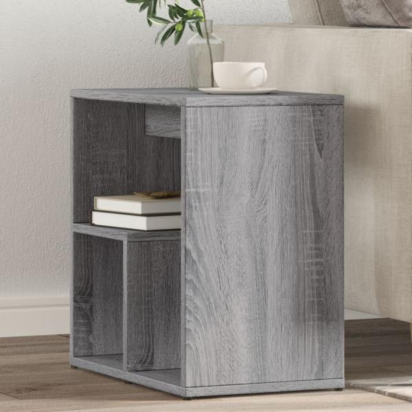 ARDEBO.de - Beistelltische 2 Stk. Grau Sonoma 50x30x50 cm Holzwerkstoff