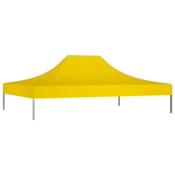ARDEBO.de - Partyzelt-Dach 4,5x3 m Gelb 270 g/m²