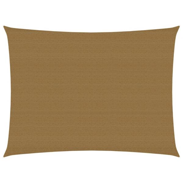 ARDEBO.de - Sonnensegel 160 g/m² Taupe 2,5x4 m HDPE