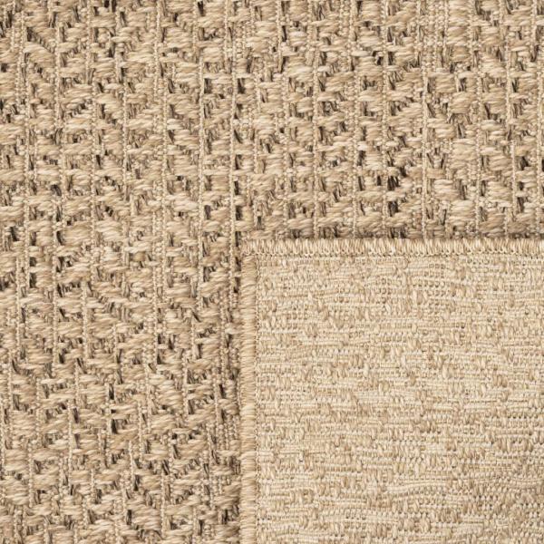 Teppich ZIZUR 100x200 cm Jute-Optik Indoor und Outdoor