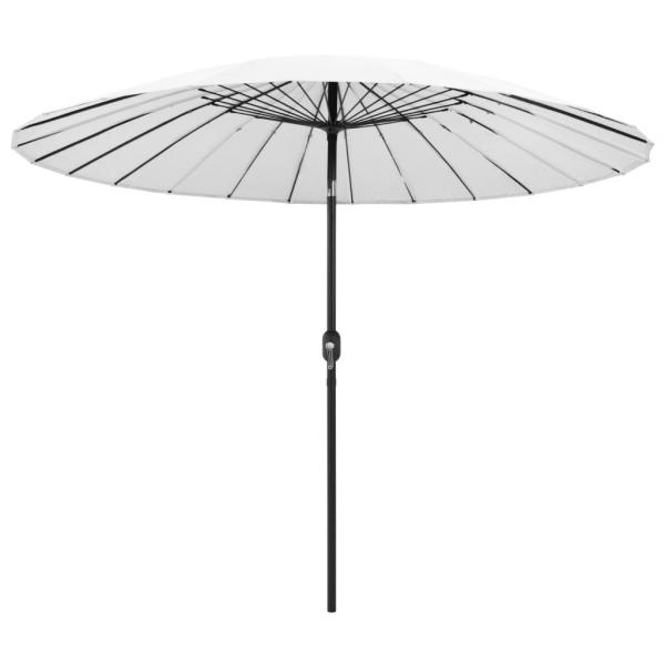 Sonnenschirm mit Aluminium-Mast 270 cm Sandweiß