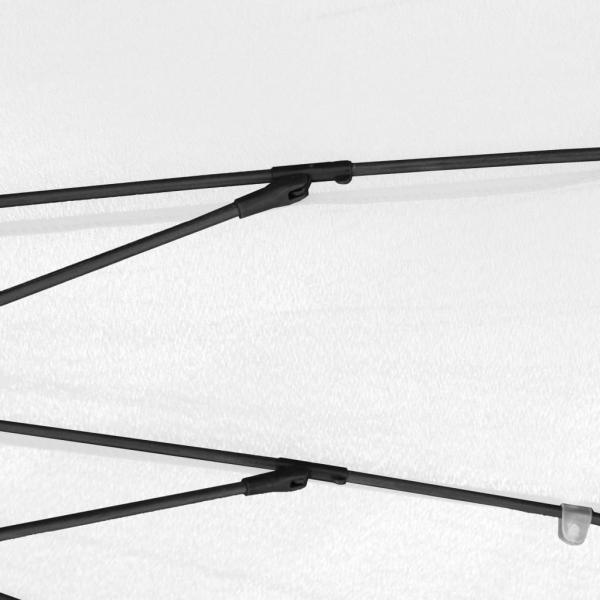 Sonnenschirm mit Aluminium-Mast 270 cm Sandweiß