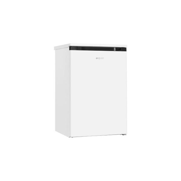 Exquisit GS81-051C Stand Gefrierschrank, 55 cm breit, 85 L, 1 Fach Klapptür und 2 Fächer mit Schublade, weiß