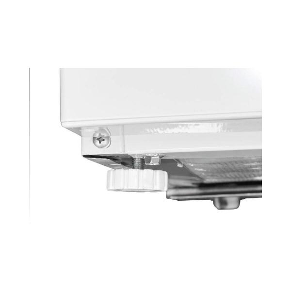 Exquisit GS81-051C Stand Gefrierschrank, 55 cm breit, 85 L, 1 Fach Klapptür und 2 Fächer mit Schublade, weiß