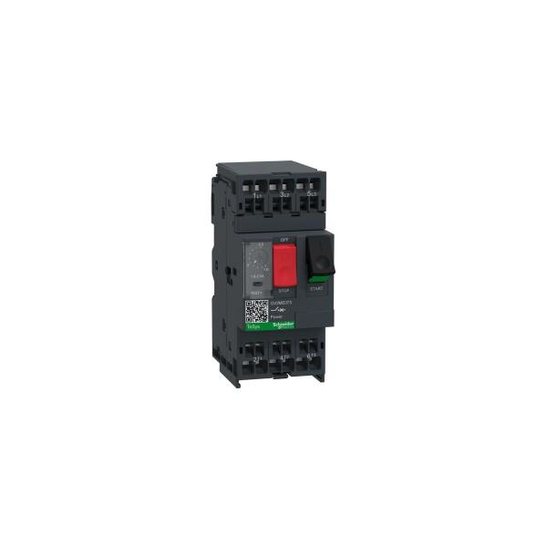 ARDEBO.de Schneider Electric Motorschutzschalter, 3p, 1,6-2,5A, Tasterbetätigung, Federzuganschluss (GV2ME073)