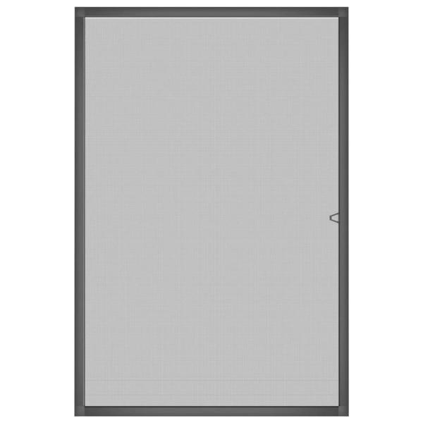 Insektenschutz für Fenster Anthrazit 80x120 cm