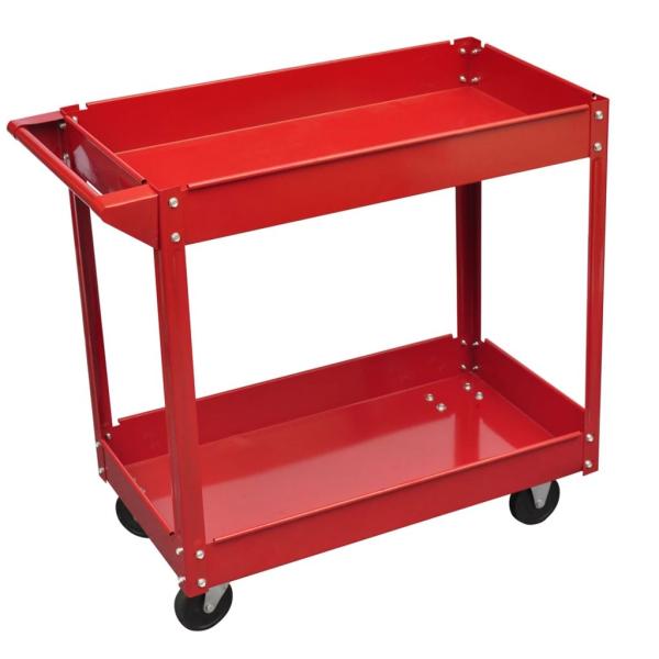 ARDEBO.de - Werkstattwagen 100 kg Rot