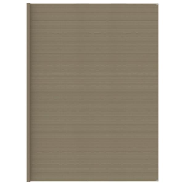 ARDEBO.de - Zeltteppich 400x500 cm Taupe