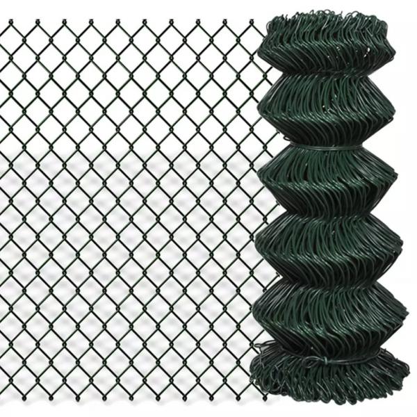 ARDEBO.de - Maschendrahtzaun Stahl 0,8x15 m Grün