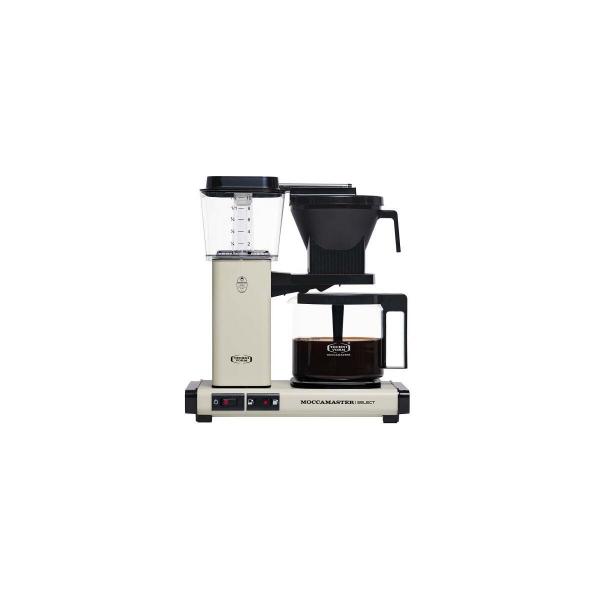 ARDEBO.de Moccamaster 53974 KGB Select Filterkaffeemaschine, 1520 W, Anti-Tropf-Mechanismus, Wasserstandsanzeige, Automatische Abschaltung, offwhite/creme