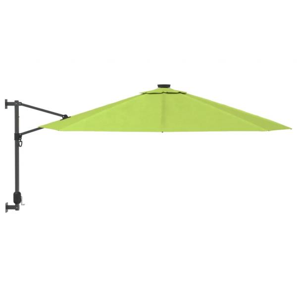 Wand-Sonnenschirm Apfelgrün 290 cm