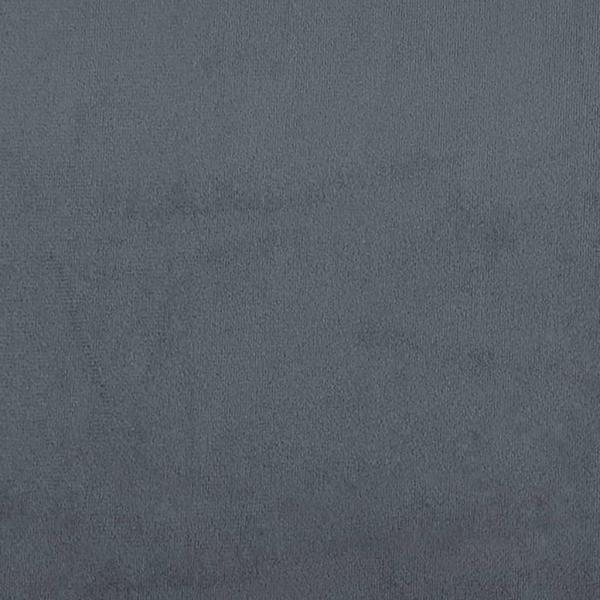 Schlafsofa 2-Sitzer mit Fußhocker Dunkelgrau Samt