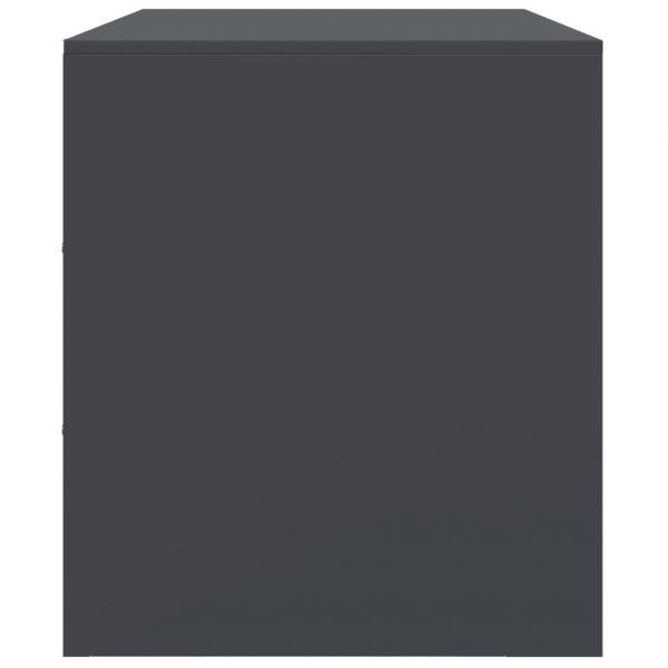 TV-Schrank Anthrazit 99x39x44 cm Stahl 