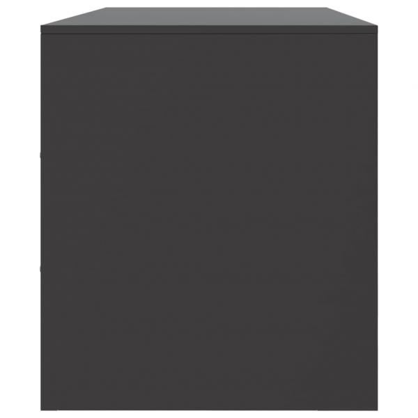 TV-Schrank Schwarz 99x39x44 cm Stahl