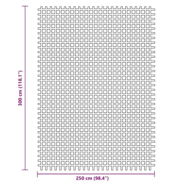 Campingteppich Blau 3x2,5 m