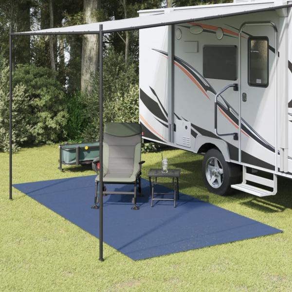ARDEBO.de - Campingteppich Blau 4x2 m