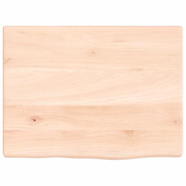 Wandregal 40x30x2 cm Massivholz Eiche Unbehandelt