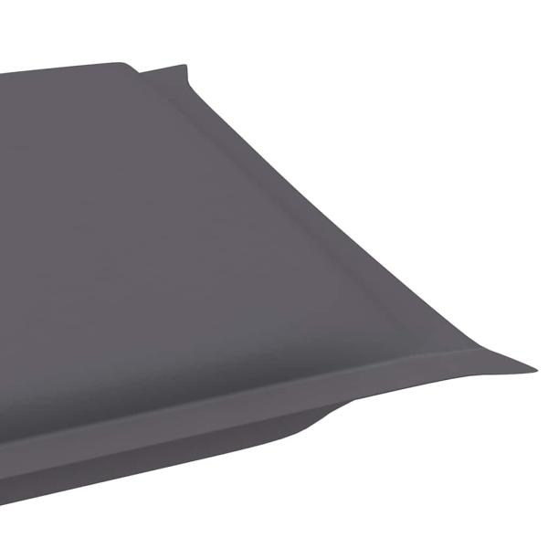Sonnenliegen 2 Stk. mit Auflagen Massivholz Akazie