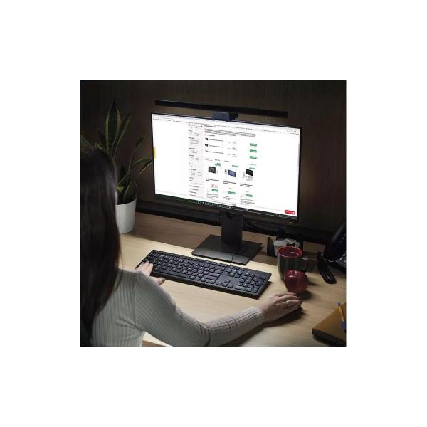 EMOS Z7617 LED-Monitorleuchte AVA, 4,5W, 150lm, 3000/4000/5000K, schwarz (1538179000)