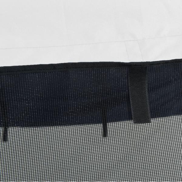 3-Bow Bimini-Top mit Mesh-Seitenteilen 183x(154-167)x137 cm
