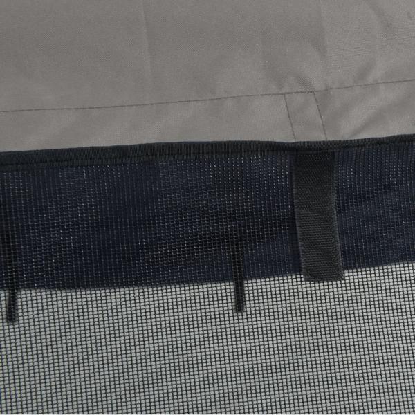 3-Bow Bimini-Top mit Mesh-Seitenteilen 183x(154-167)x137 cm