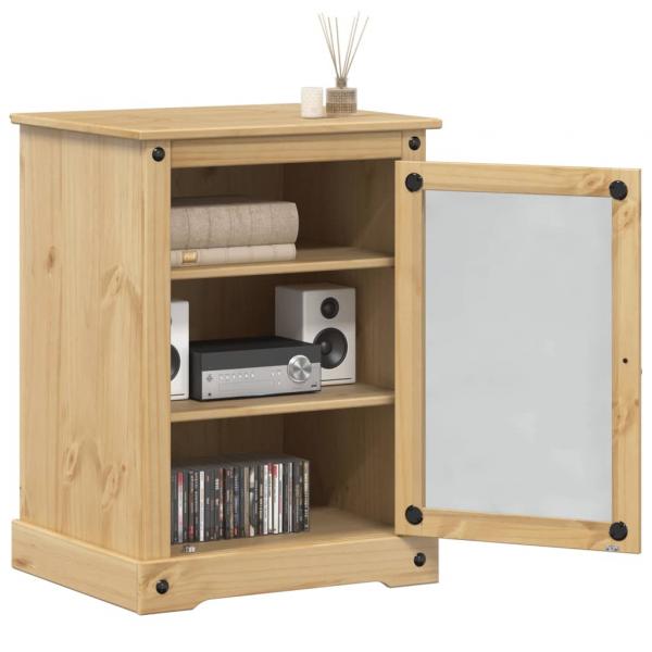 ARDEBO.de - Medienschrank Corona 60x50x82 cm Massivholz Kiefer