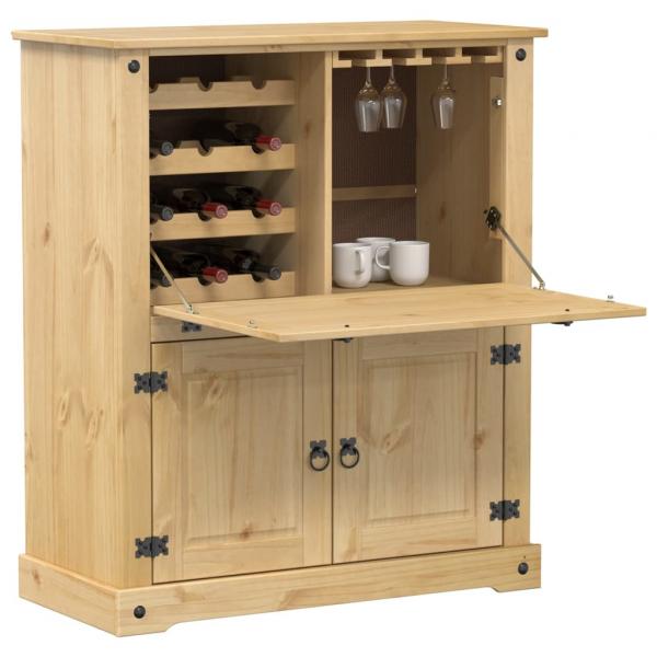 ARDEBO.de - Weinschrank Corona 97x45x114 cm Massivholz Kiefer