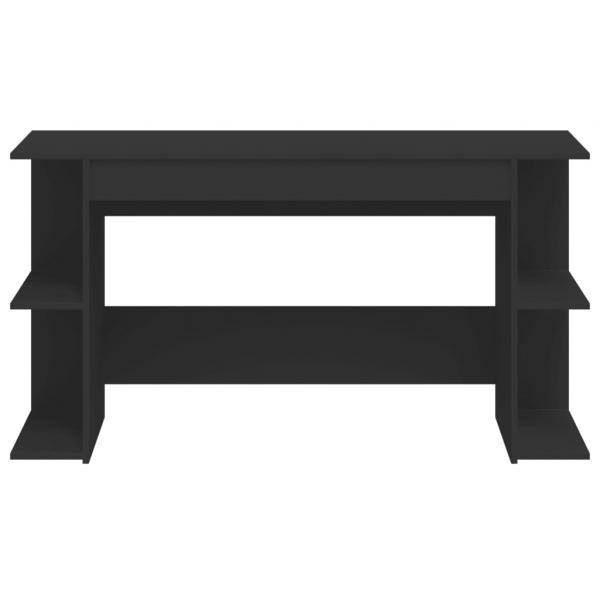 Schreibtisch Schwarz 140x50x75 cm Holzwerkstoff
