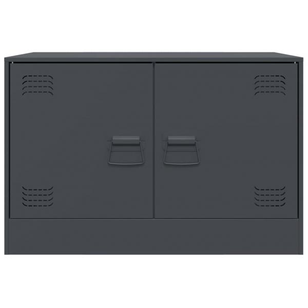 TV-Schrank Anthrazit 67x39x44 cm Stahl
