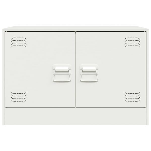 TV-Schränke 2 Stk. Weiß 67x39x44 cm Stahl