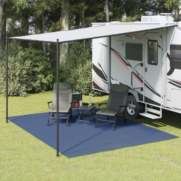 ARDEBO.de - Campingteppich Blau 4x3 m