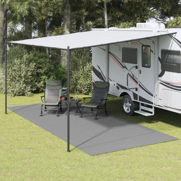 ARDEBO.de - Campingteppich Anthrazit 6x2,5 m