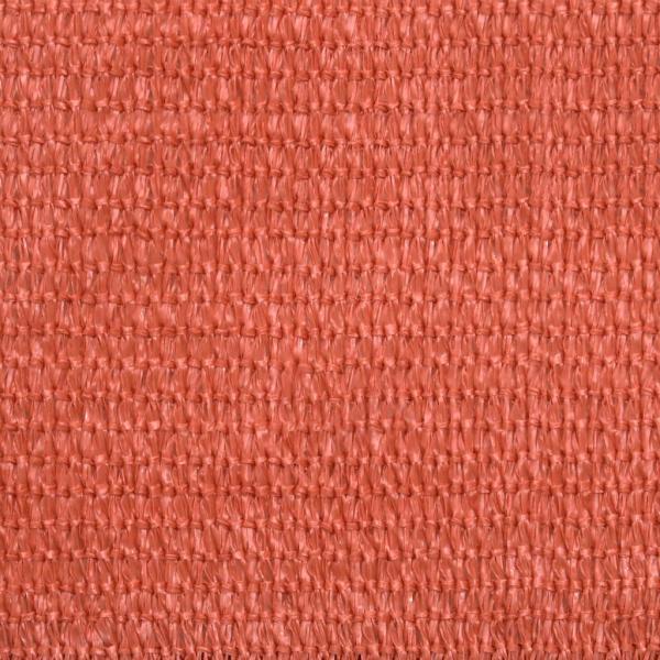 Sonnensegel 160 g/m² Terrakottarot 3x5 m HDPE