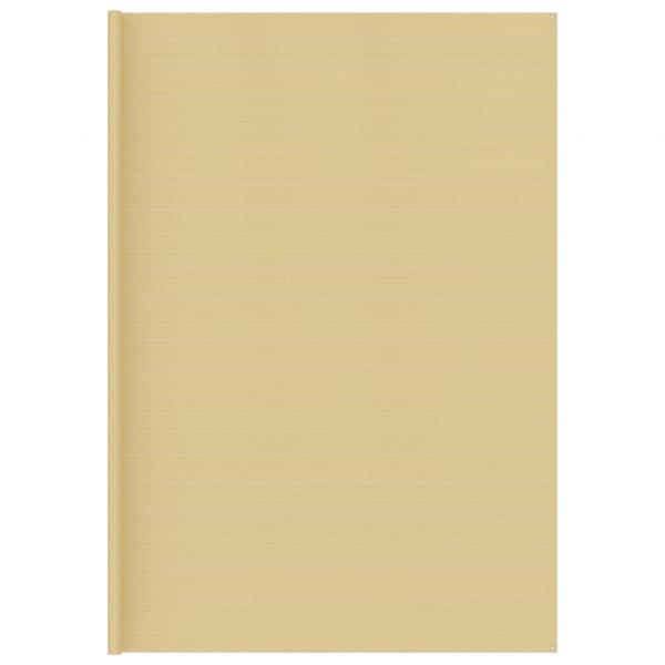 ARDEBO.de - Zeltteppich Beige 400x800 cm HDPE