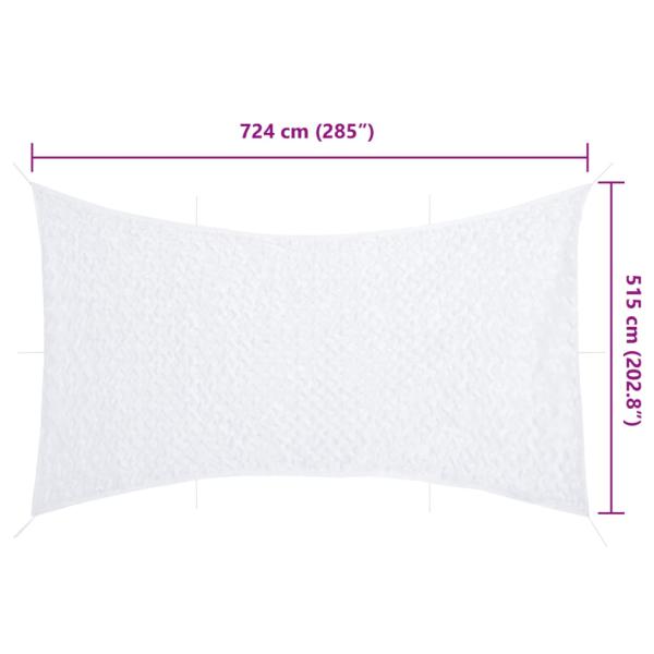 Tarnnetz mit Aufbewahrungstasche 724x515 cm Weiß