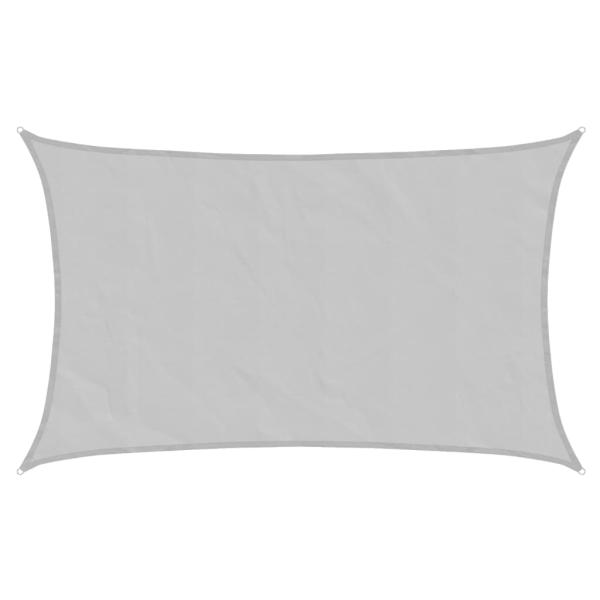 Sonnensegel Hellgrau 8x5 m 100% Polyester Oxford