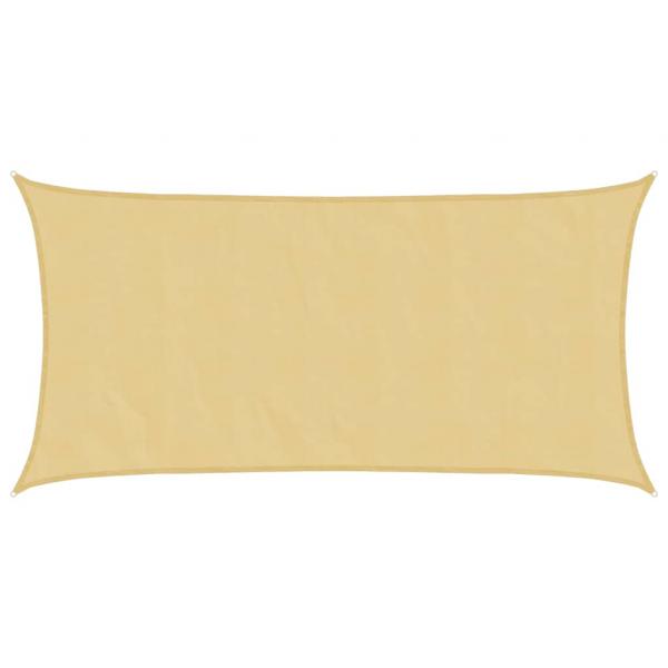 Sonnensegel Sandfarbe 4,5x2,5 m 100% Polyester Oxford