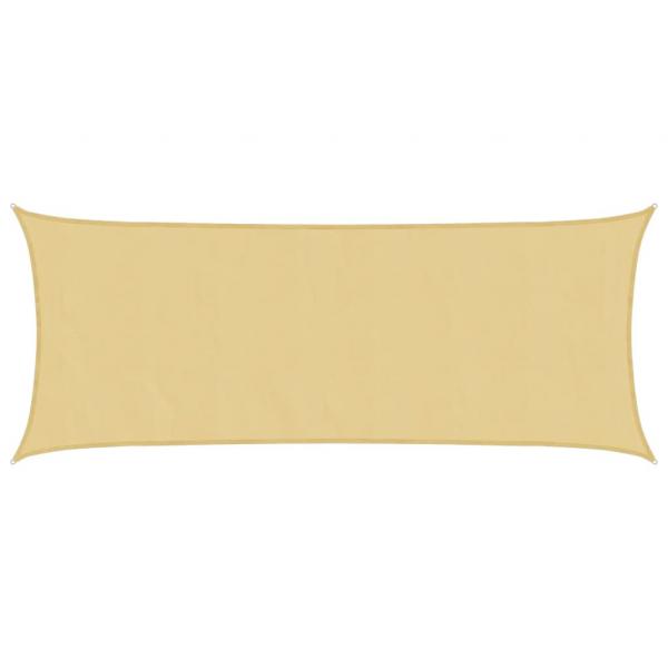 ARDEBO.de - Sonnensegel Sandfarbe 4,5x2 m 100% Polyester Oxford