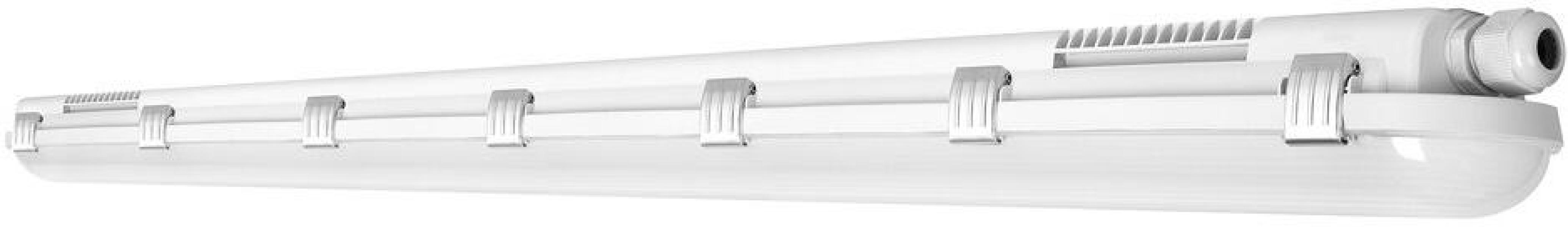 ARDEBO.de LEDVANCE DAMP PROOF 1500, Feuchtraumleuchte, klassisch, 26W, 865, IP65, 6500K, kaltes Tageslicht, grau