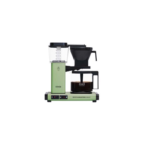 ARDEBO.de Moccamaster 53976 KGB Select Filterkaffeemaschine, 1520 W, Anti-Tropf-Mechanismus, Wasserstandsanzeige, Automatische Abschaltung, pastellgrün