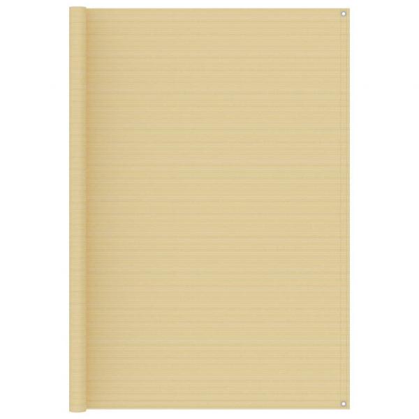 ARDEBO.de - Zeltteppich Beige 250x200 cm HDPE