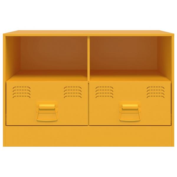 TV-Schrank Senfgelb 67x39x44 cm Stahl