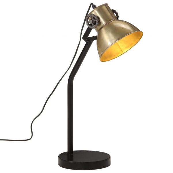 ARDEBO.de - Schreibtischlampe 25 W Antik-Messing 17x17x60 cm E27