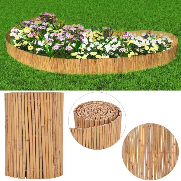 ARDEBO.de - Gartenzaun Bambus 500 x 30 cm
