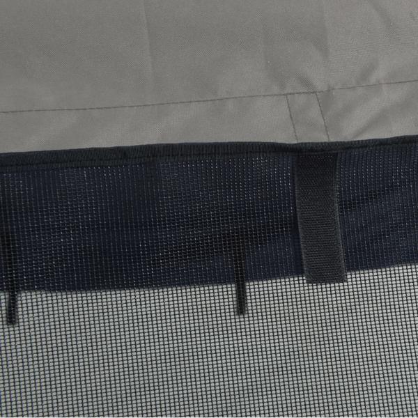 3-Bow Bimini-Top mit Mesh-Seitenteilen 183x(137-152)x137 cm