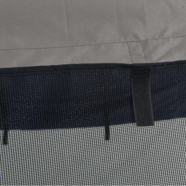4-Bow Bimini-Top mit Mesh-Seitenteilen 243x(185-198)x137 cm