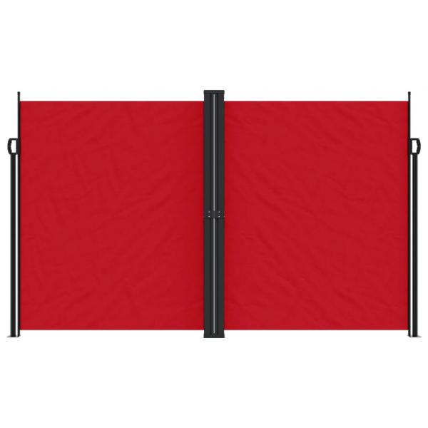 Seitenmarkise Ausziehbar Rot 200x1000 cm